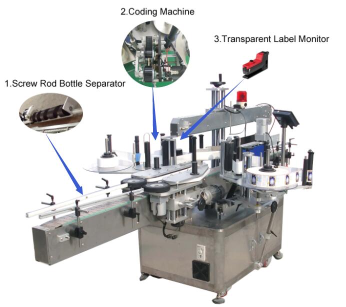 double sides labeling machine, two sides labeling machine