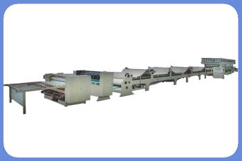 Full automatic 3 layer corrugated cardbaord production line