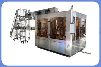 PET/HDPE/Glass bottle Juice/tea hot filling&packing machine RCGF24-24-8 3 in 1 Machines