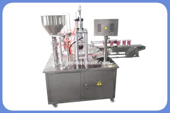Automatic rotary cup filling can capping machine